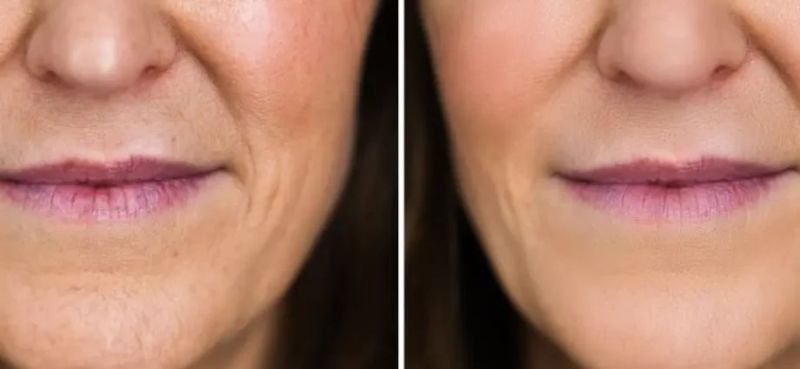 horn player wrinkles around mouth