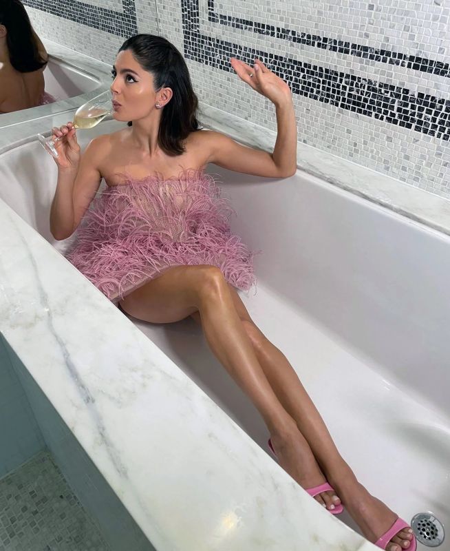 monica barbaro bathing suite